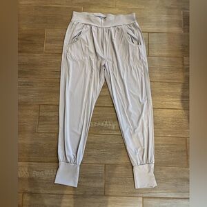 Zyia XL Light Gray Mauve Jogger in a Bottle 2 Pants